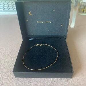 Catbird Yellow Gold Threadbare Bangle Sz 6.5